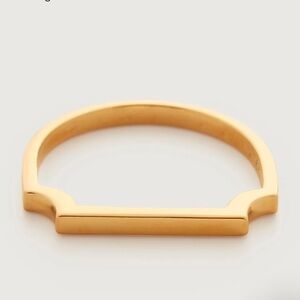 MONICA VINADER Signature Thin Ring - 18k Gold Vermeil